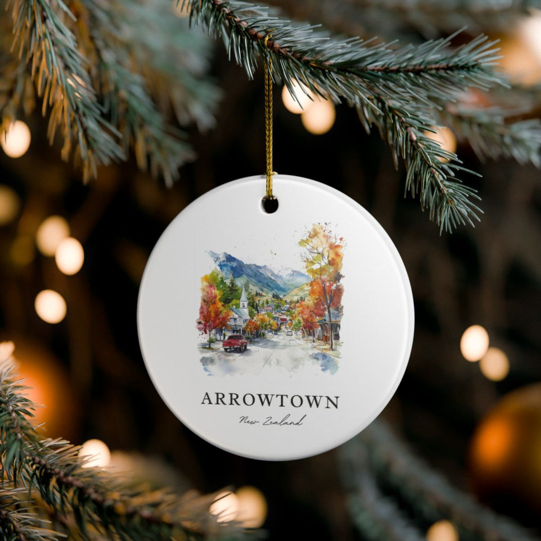 Arrowtown New Zealand Ornament: Unique Arrowtown Souvenir, Arrowtown New Zealand Xmas Decor, and Authentic Arrowtown Gift