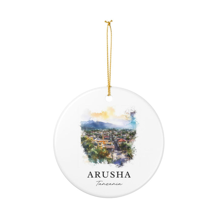 Arusha Tanzania Ornament: Unique Arusha Tanzania Souvenir, Arusha Tanzania Xmas Decor, and Authentic Arusha Tanzania Gift