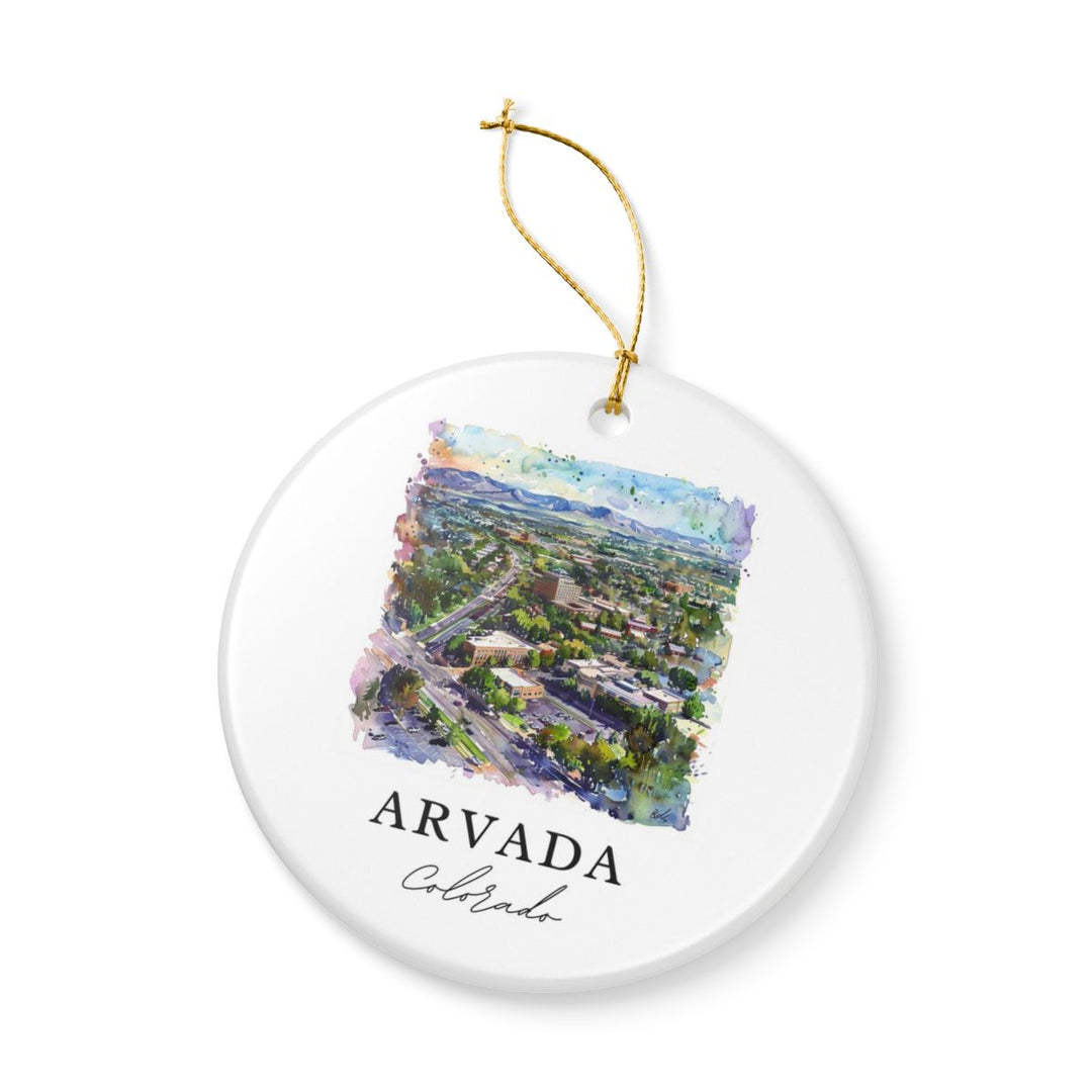 Arvada Ornament: Unique Arvada Souvenir, Arvada Xmas Decor, and Authentic Arvada Gift