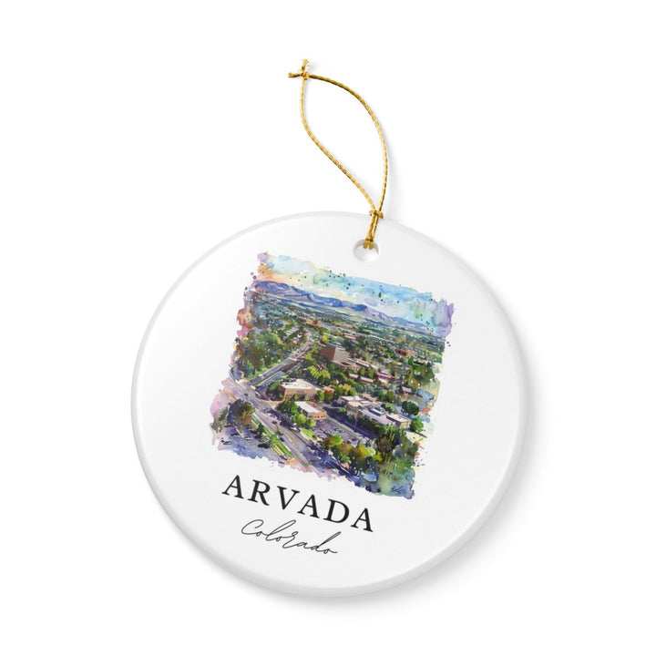 Arvada Ornament: Unique Arvada Souvenir, Arvada Xmas Decor, and Authentic Arvada Gift