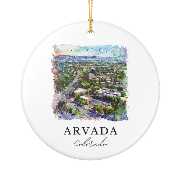 Arvada Ornament: Unique Arvada Souvenir, Arvada Xmas Decor, and Authentic Arvada Gift