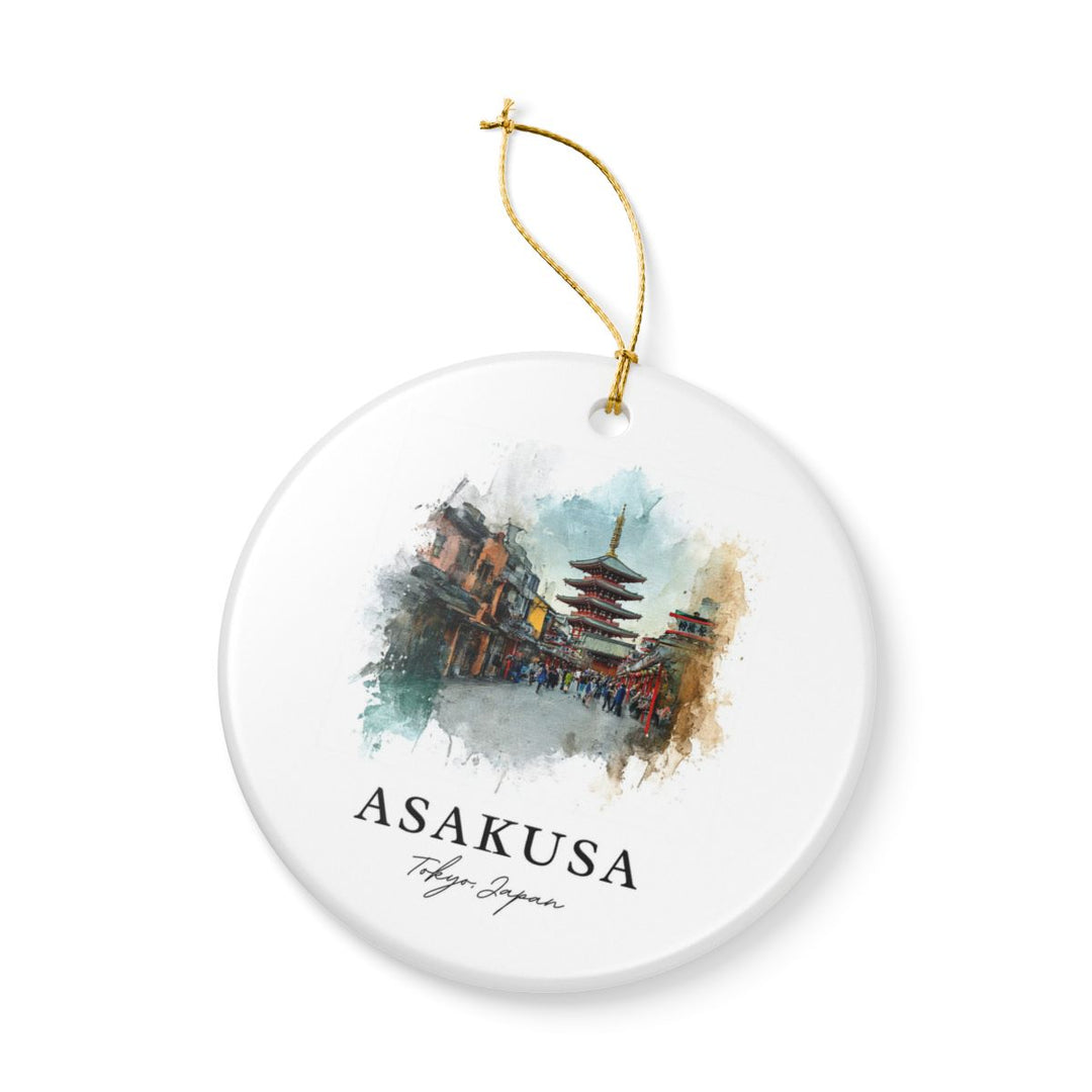 Asakusa Tokyo Japan Ornament: Unique Asakusa Tokyo Souvenir, Asakusa Tokyo Japan Xmas Decor, and Authentic Asakusa Tokyo Gift