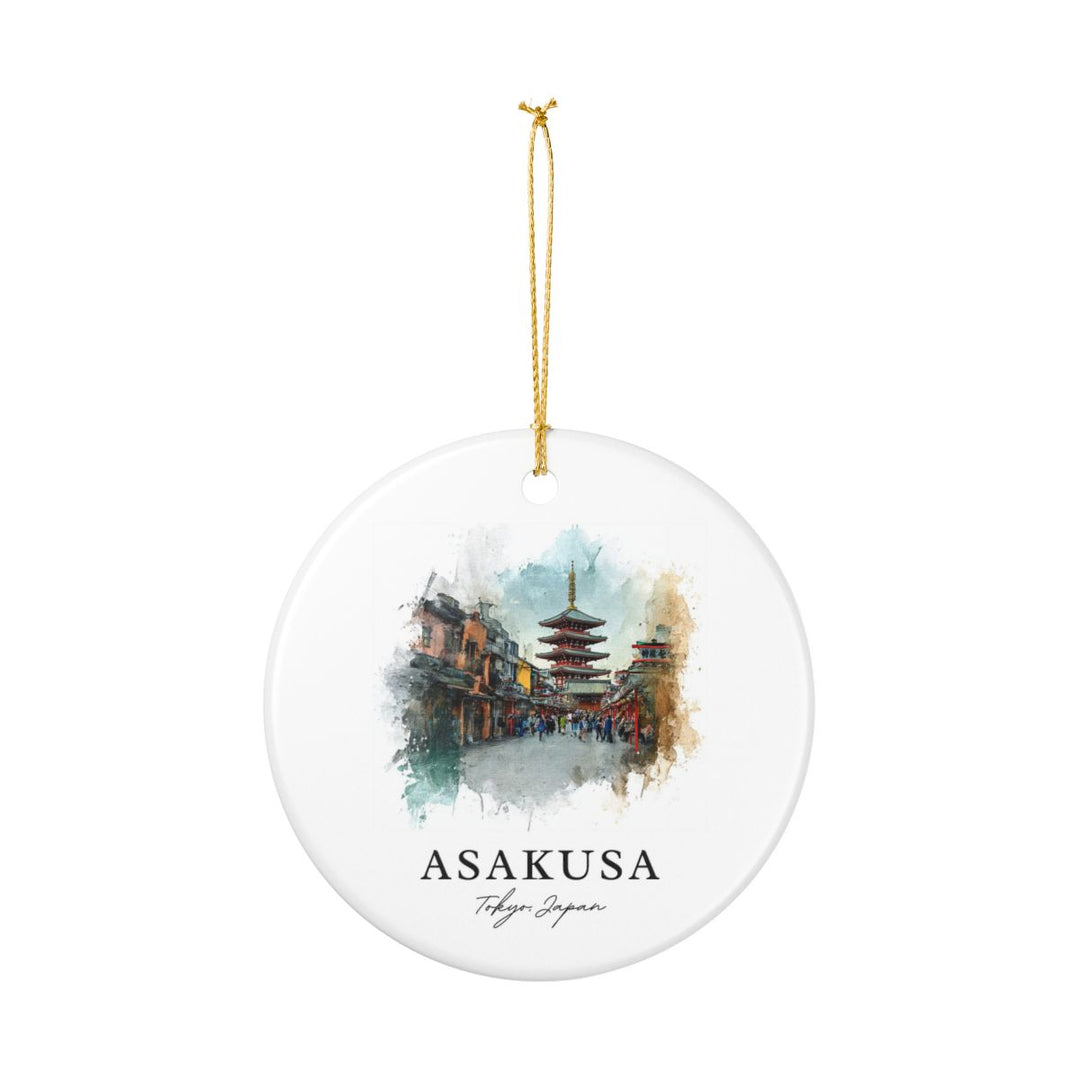 Asakusa Tokyo Japan Ornament: Unique Asakusa Tokyo Souvenir, Asakusa Tokyo Japan Xmas Decor, and Authentic Asakusa Tokyo Gift