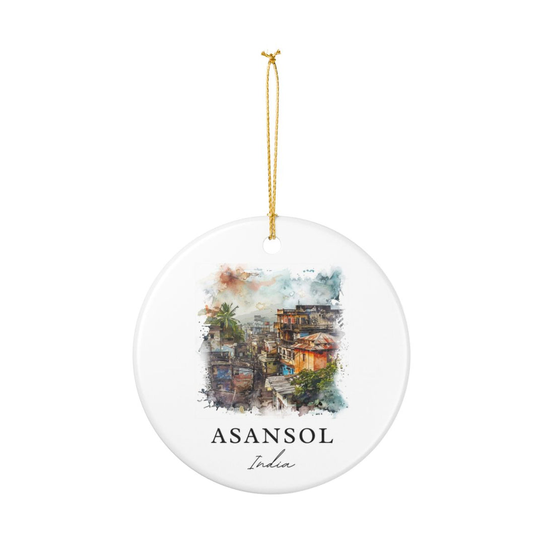 Asansol India Ornament: Unique Asansol Souvenir, Asansol India Xmas Decor, and Authentic Asansol Gift