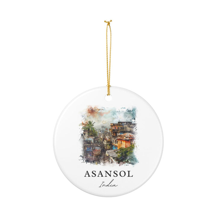 Asansol India Ornament: Unique Asansol Souvenir, Asansol India Xmas Decor, and Authentic Asansol Gift