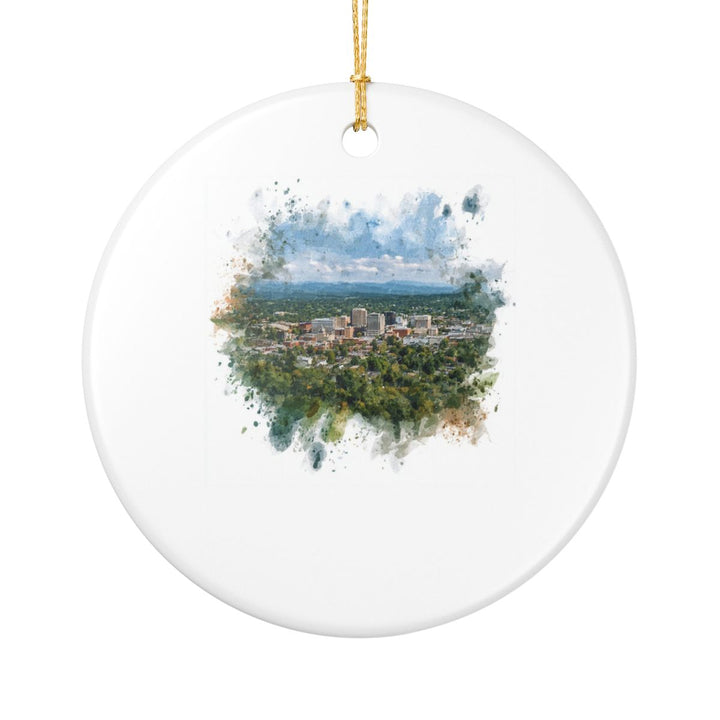 Asheville North Carolina Ornament: Unique Asheville Souvenir, Asheville North Carolina Xmas Decor, and Authentic Asheville Gift