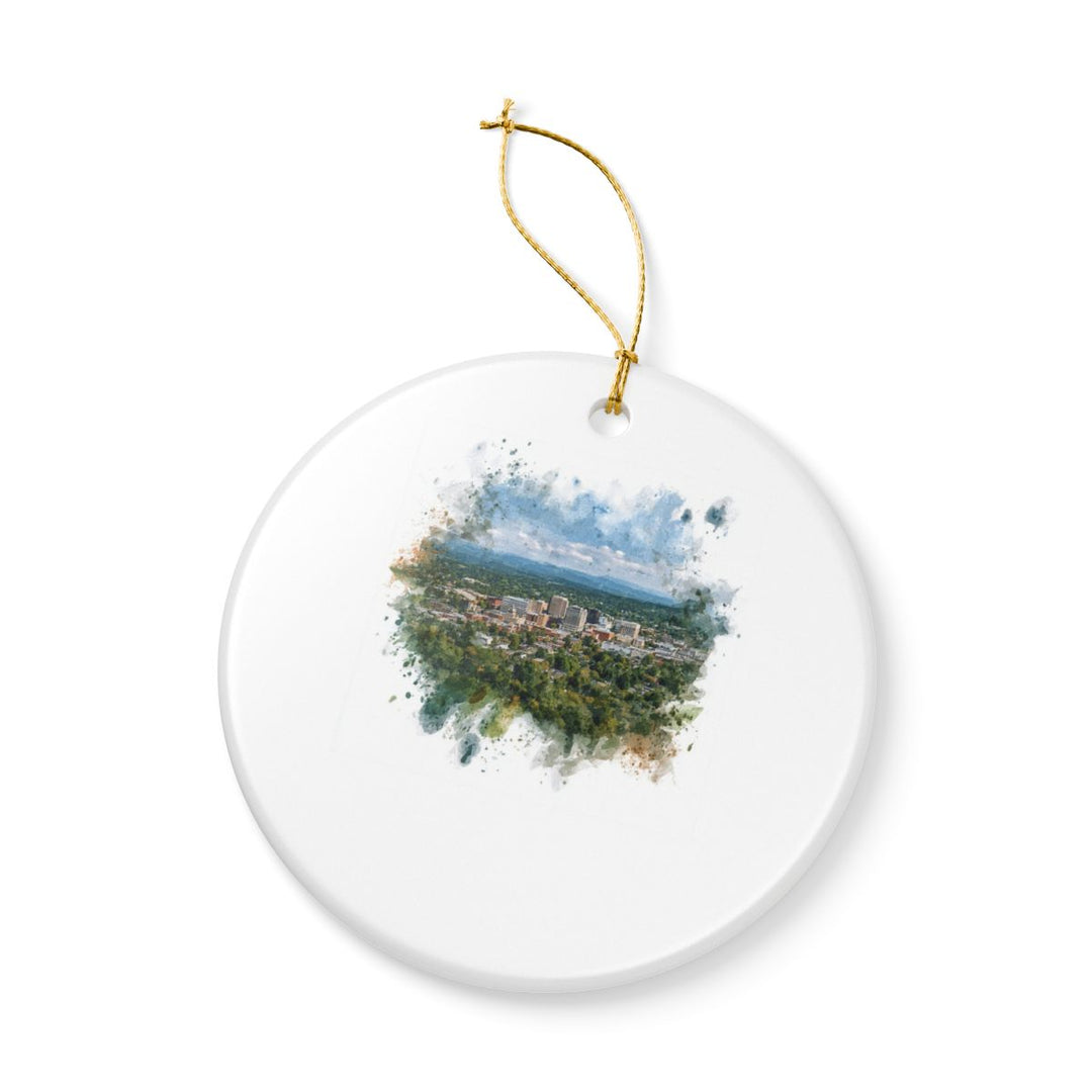 Asheville North Carolina Ornament: Unique Asheville Souvenir, Asheville North Carolina Xmas Decor, and Authentic Asheville Gift