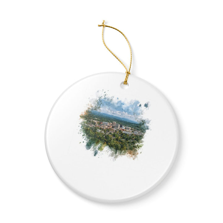 Asheville North Carolina Ornament: Unique Asheville Souvenir, Asheville North Carolina Xmas Decor, and Authentic Asheville Gift