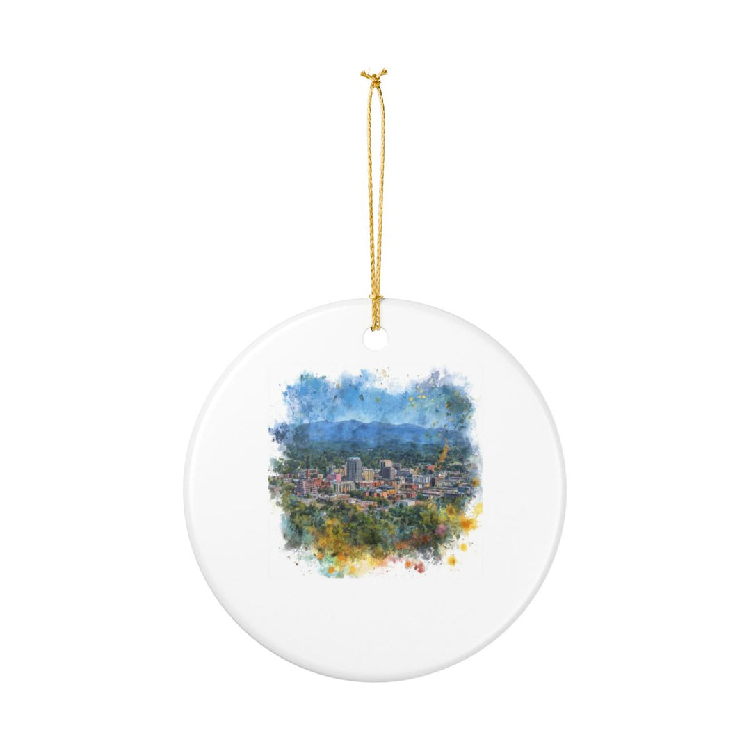 Asheville North Carolina Ornament: Unique Asheville Souvenir, Asheville North Carolina Xmas Decor, and Authentic Asheville Gift