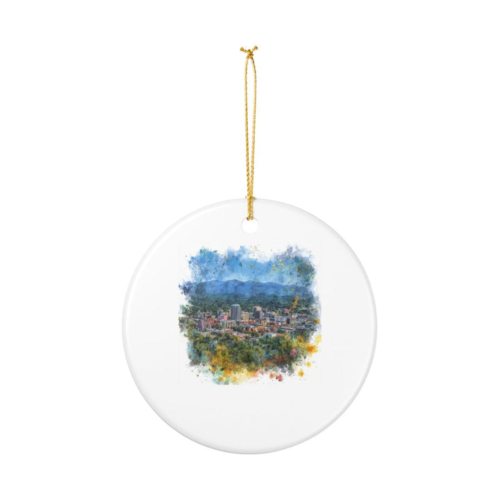 Asheville North Carolina Ornament: Unique Asheville Souvenir, Asheville North Carolina Xmas Decor, and Authentic Asheville Gift