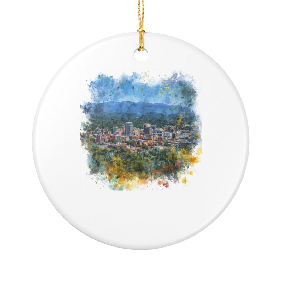 Asheville North Carolina Ornament: Unique Asheville Souvenir, Asheville North Carolina Xmas Decor, and Authentic Asheville Gift