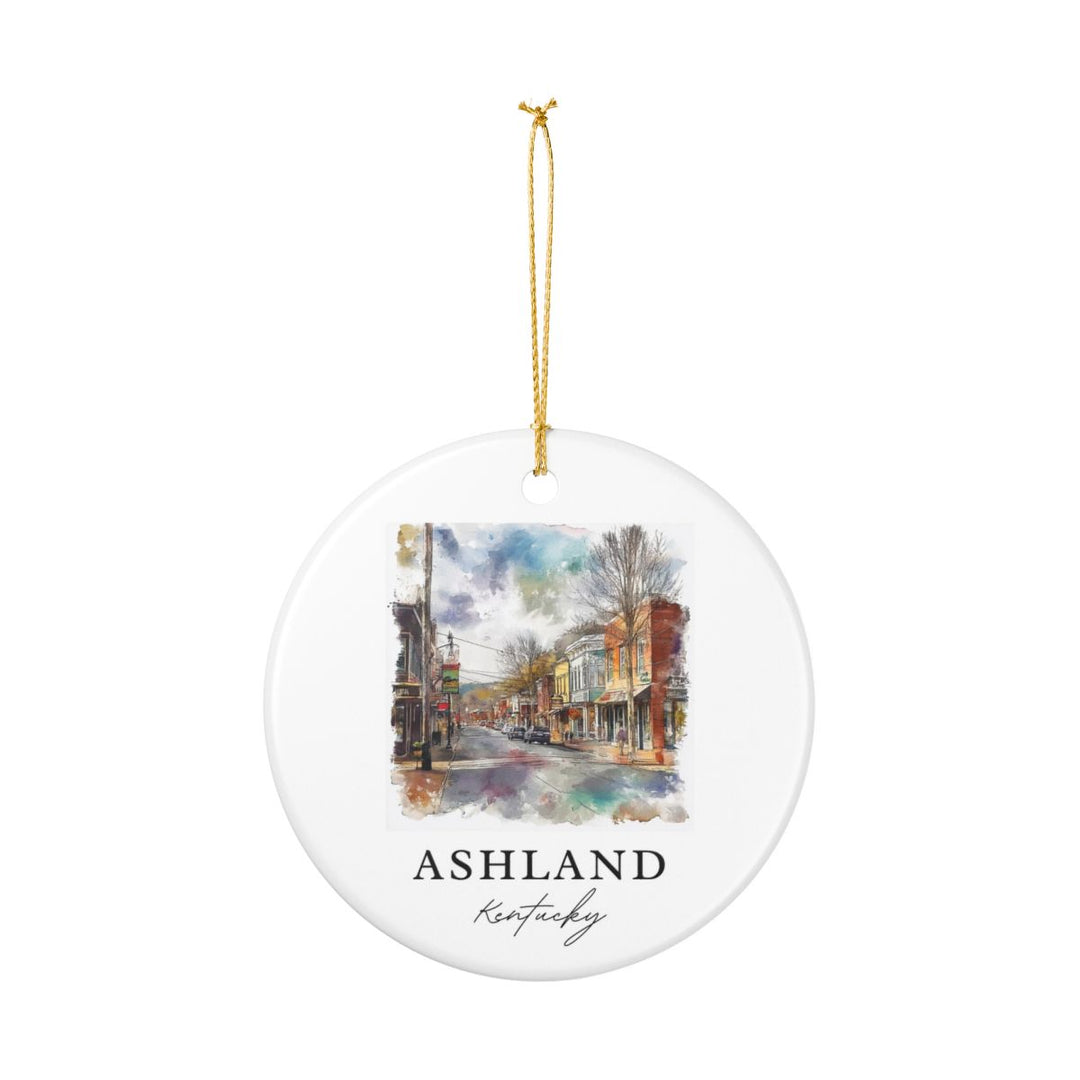 Ashland Kentucky Ornament: Unique Ashland Souvenir, Ashland Kentucky Xmas Decor, and Authentic Ashland Gift