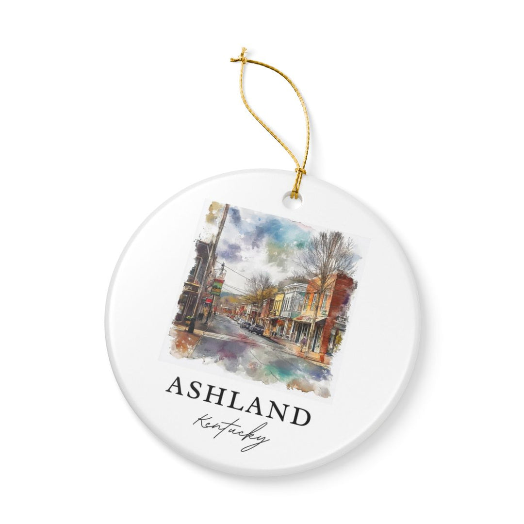 Ashland Kentucky Ornament: Unique Ashland Souvenir, Ashland Kentucky Xmas Decor, and Authentic Ashland Gift