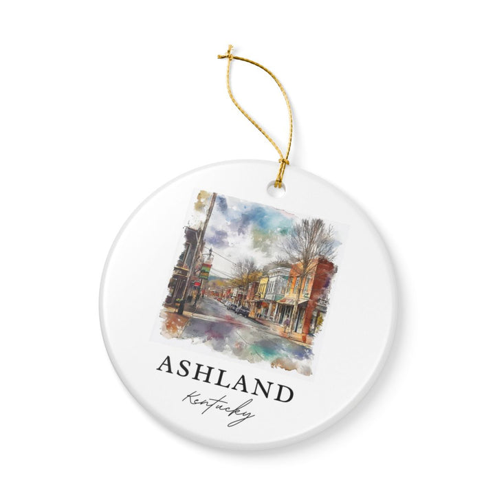 Ashland Kentucky Ornament: Unique Ashland Souvenir, Ashland Kentucky Xmas Decor, and Authentic Ashland Gift