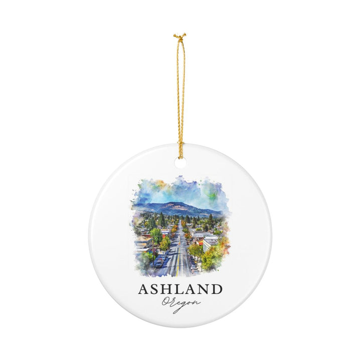Ashland Oregon Ornament: Unique Ashland Souvenir, Ashland Oregon Xmas Decor, and Authentic Ashland Gift