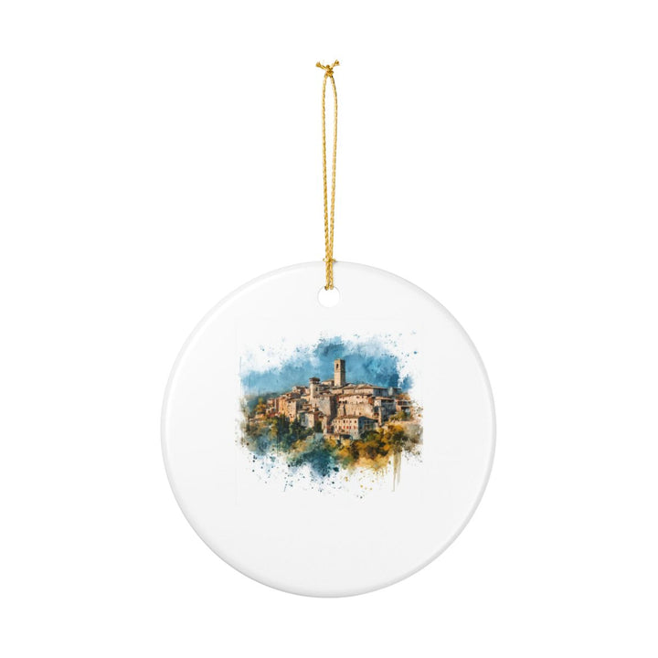 Assisi Italy Ornament: Unique Assisi Souvenir, Assisi Italy Xmas Decor, and Authentic Assisi Gift