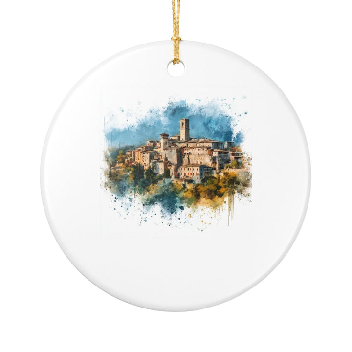 Assisi Italy Ornament: Unique Assisi Souvenir, Assisi Italy Xmas Decor, and Authentic Assisi Gift