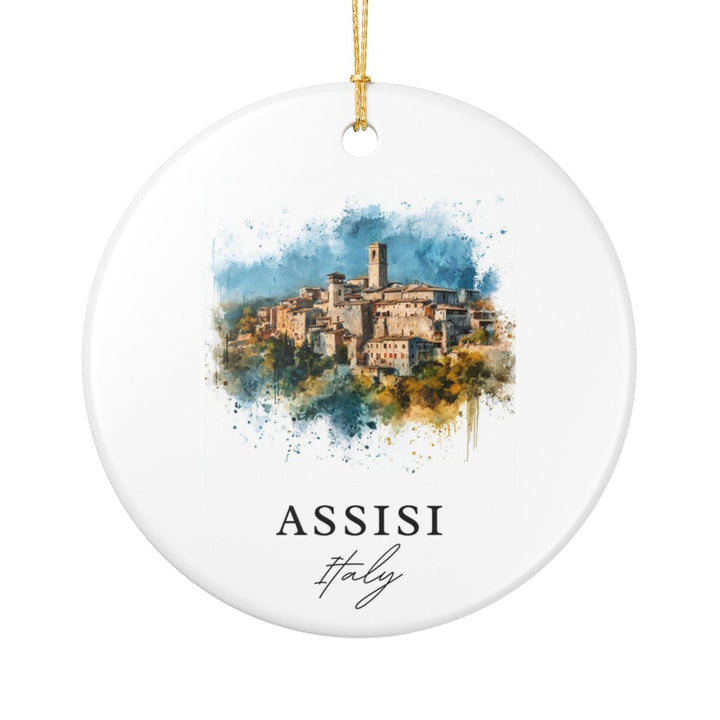 Assisi Italy Ornament | Christmas Travel Souvenir Gift