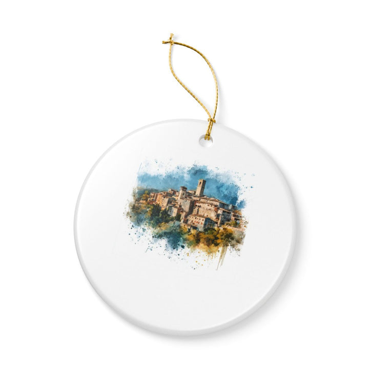 Assisi Italy Ornament: Unique Assisi Souvenir, Assisi Italy Xmas Decor, and Authentic Assisi Gift