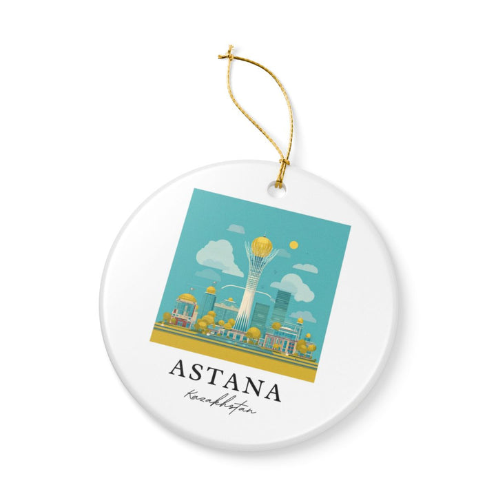 Astana Kazakhstan Ornament: Unique Astana Kazakhstan Souvenir, Astana Kazakhstan Xmas Decor, and Authentic Astana Kazakhstan Gift