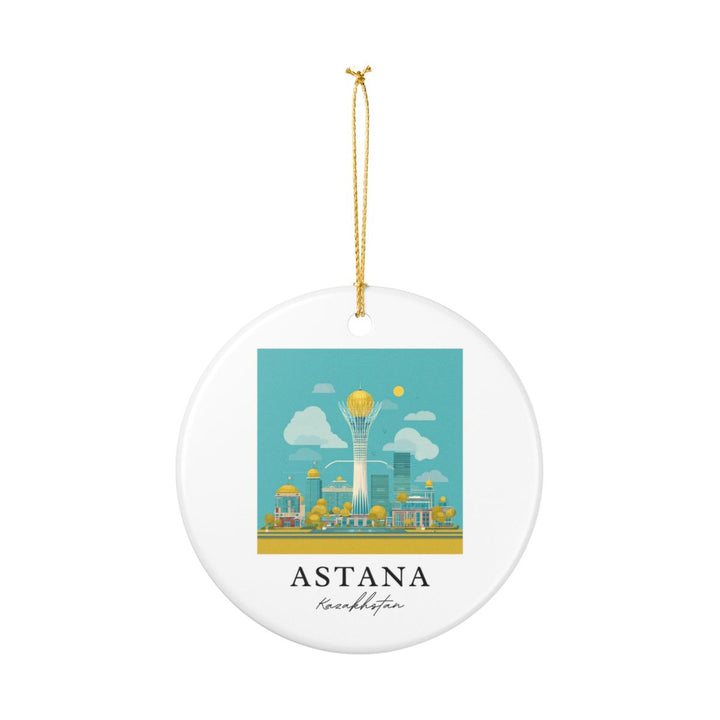 Astana Kazakhstan Ornament: Unique Astana Kazakhstan Souvenir, Astana Kazakhstan Xmas Decor, and Authentic Astana Kazakhstan Gift