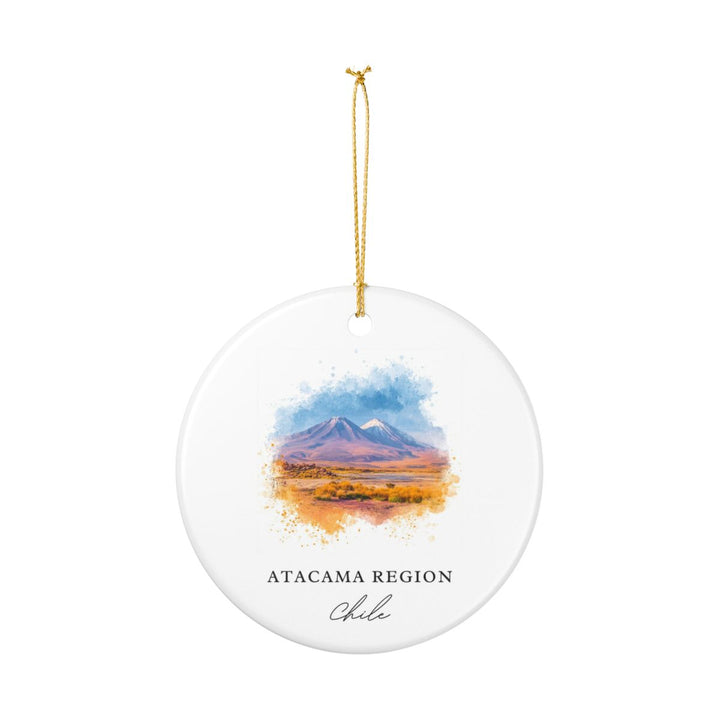 Atacama Region Chile Ornament: Unique Atacama Region Souvenir, Atacama Region Chile Xmas Decor, and Authentic Atacama Region Gift