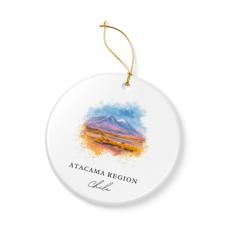 Atacama Region Chile Ornament: Unique Atacama Region Souvenir, Atacama Region Chile Xmas Decor, and Authentic Atacama Region Gift