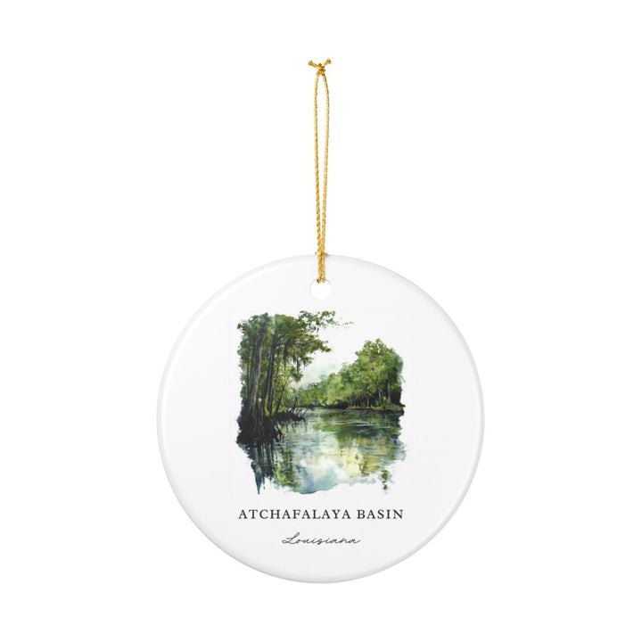 Atchafalaya Basin Ornament: Unique Atchafalaya Basin Souvenir, Atchafalaya Basin Xmas Decor, and Authentic Atchafalaya Basin Gift