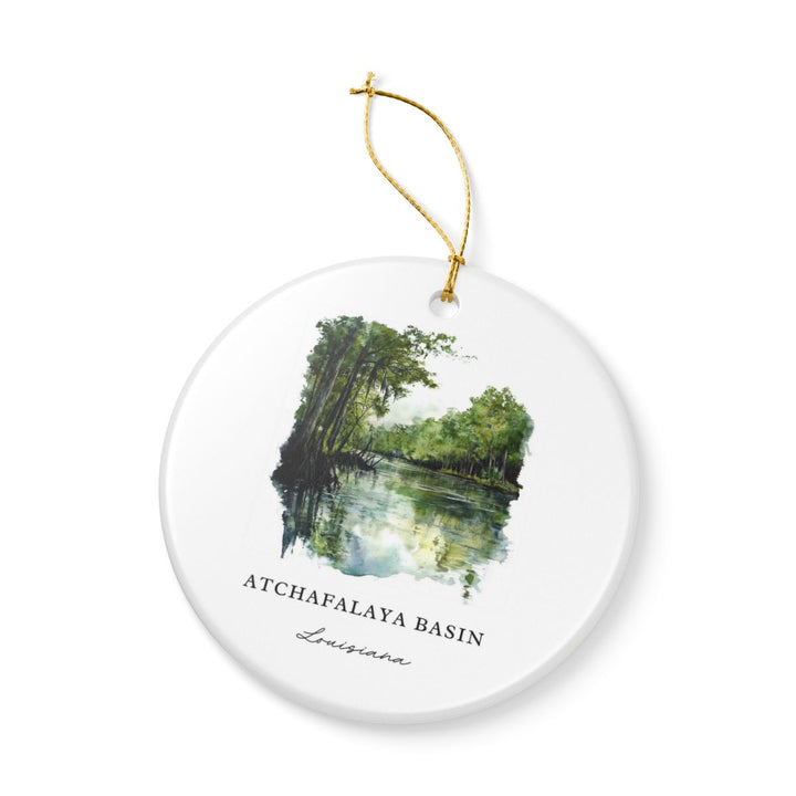 Atchafalaya Basin Ornament: Unique Atchafalaya Basin Souvenir, Atchafalaya Basin Xmas Decor, and Authentic Atchafalaya Basin Gift