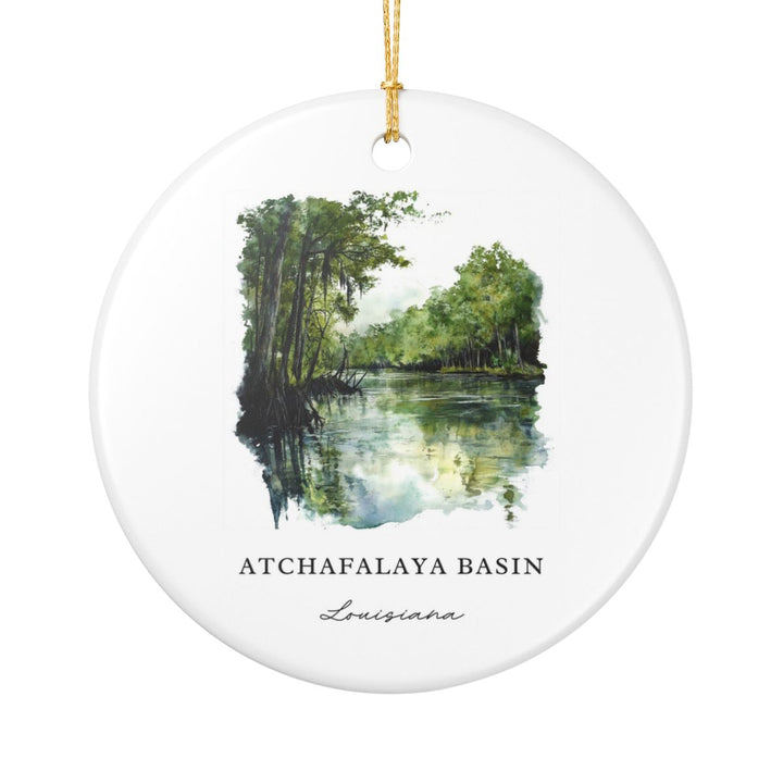 Atchafalaya Basin Ornament: Unique Atchafalaya Basin Souvenir, Atchafalaya Basin Xmas Decor, and Authentic Atchafalaya Basin Gift