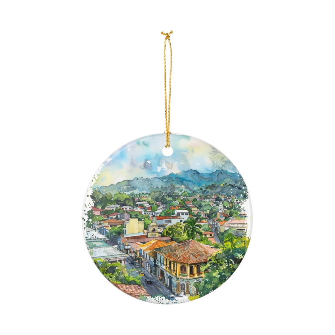 Atenas Costa Rica Ornament: Unique Atenas Costa Rica Souvenir, Atenas Costa Rica Xmas Decor, and Authentic Atenas Costa Rica Gift