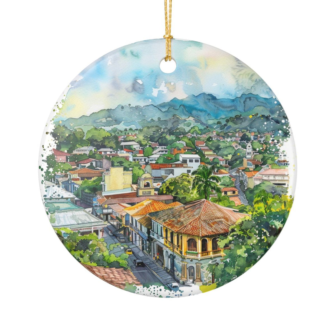 Atenas Costa Rica Ornament: Unique Atenas Costa Rica Souvenir, Atenas Costa Rica Xmas Decor, and Authentic Atenas Costa Rica Gift