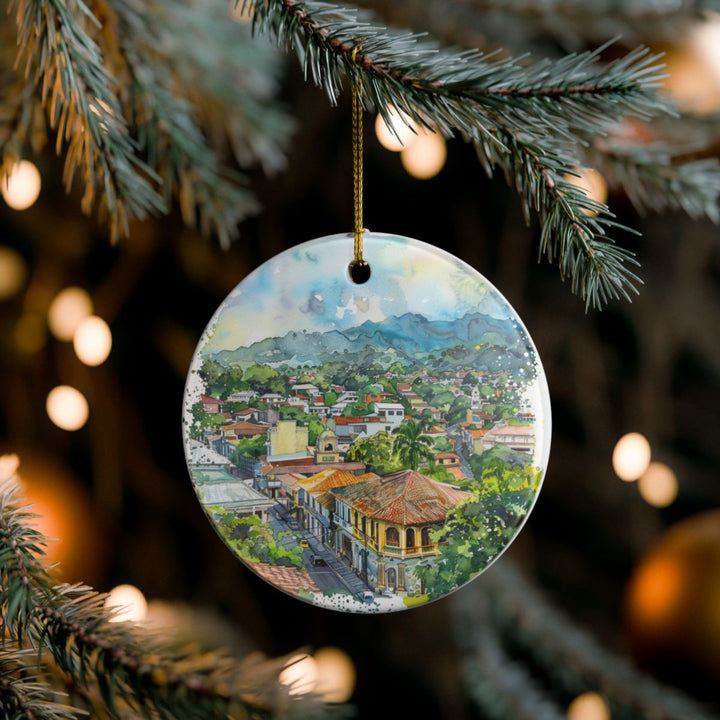 Atenas Costa Rica Ornament: Unique Atenas Costa Rica Souvenir, Atenas Costa Rica Xmas Decor, and Authentic Atenas Costa Rica Gift