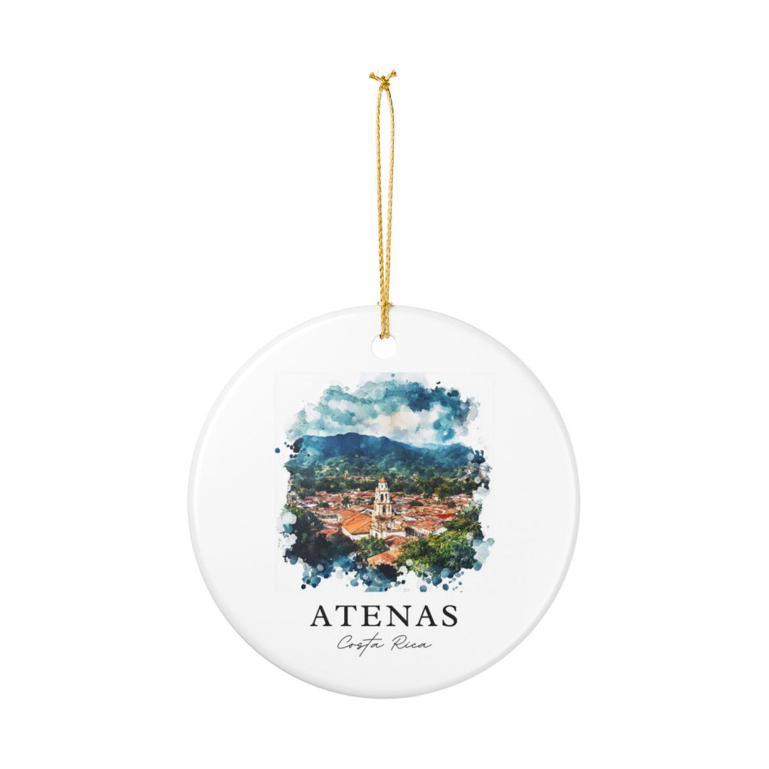 Atenas Costa Rica Ornament: Unique Atenas Costa Rica Souvenir, Atenas Costa Rica Xmas Decor, and Authentic Atenas Costa Rica Gift