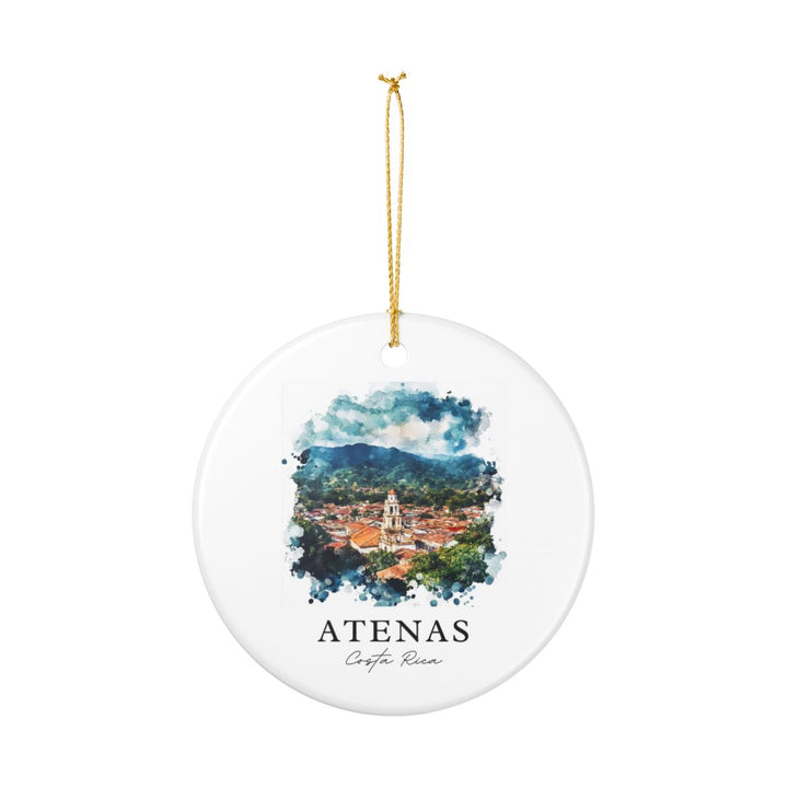 Atenas Costa Rica Ornament: Unique Atenas Costa Rica Souvenir, Atenas Costa Rica Xmas Decor, and Authentic Atenas Costa Rica Gift