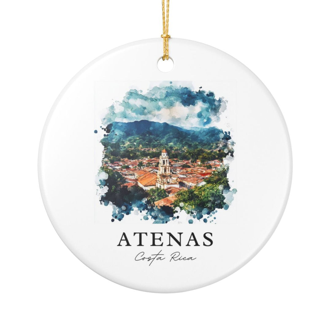 Atenas Costa Rica Ornament: Unique Atenas Costa Rica Souvenir, Atenas Costa Rica Xmas Decor, and Authentic Atenas Costa Rica Gift