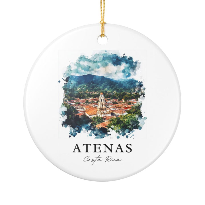 Atenas Costa Rica Ornament: Unique Atenas Costa Rica Souvenir, Atenas Costa Rica Xmas Decor, and Authentic Atenas Costa Rica Gift