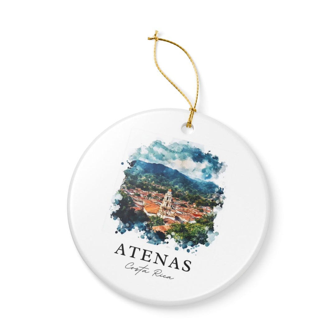 Atenas Costa Rica Ornament: Unique Atenas Costa Rica Souvenir, Atenas Costa Rica Xmas Decor, and Authentic Atenas Costa Rica Gift