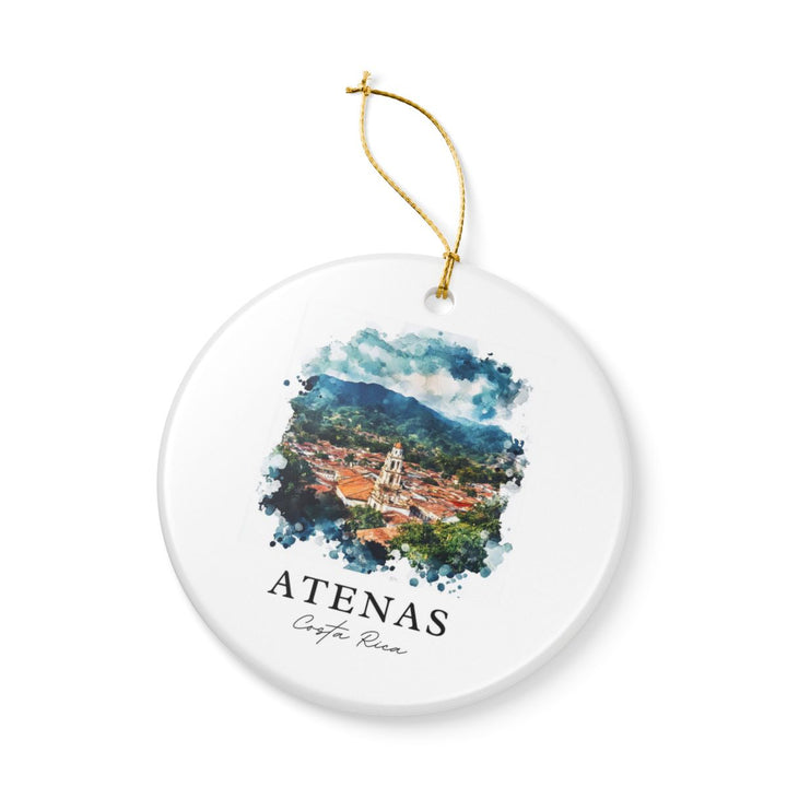 Atenas Costa Rica Ornament: Unique Atenas Costa Rica Souvenir, Atenas Costa Rica Xmas Decor, and Authentic Atenas Costa Rica Gift