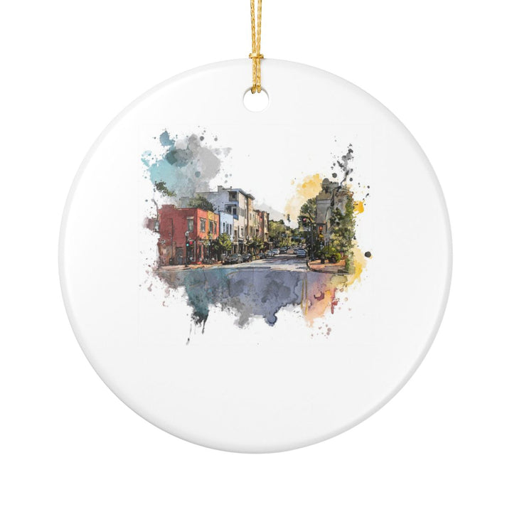 Athens Georgia Ornament: Unique Athens Souvenir, Athens Georgia Xmas Decor, and Authentic Athens Gift