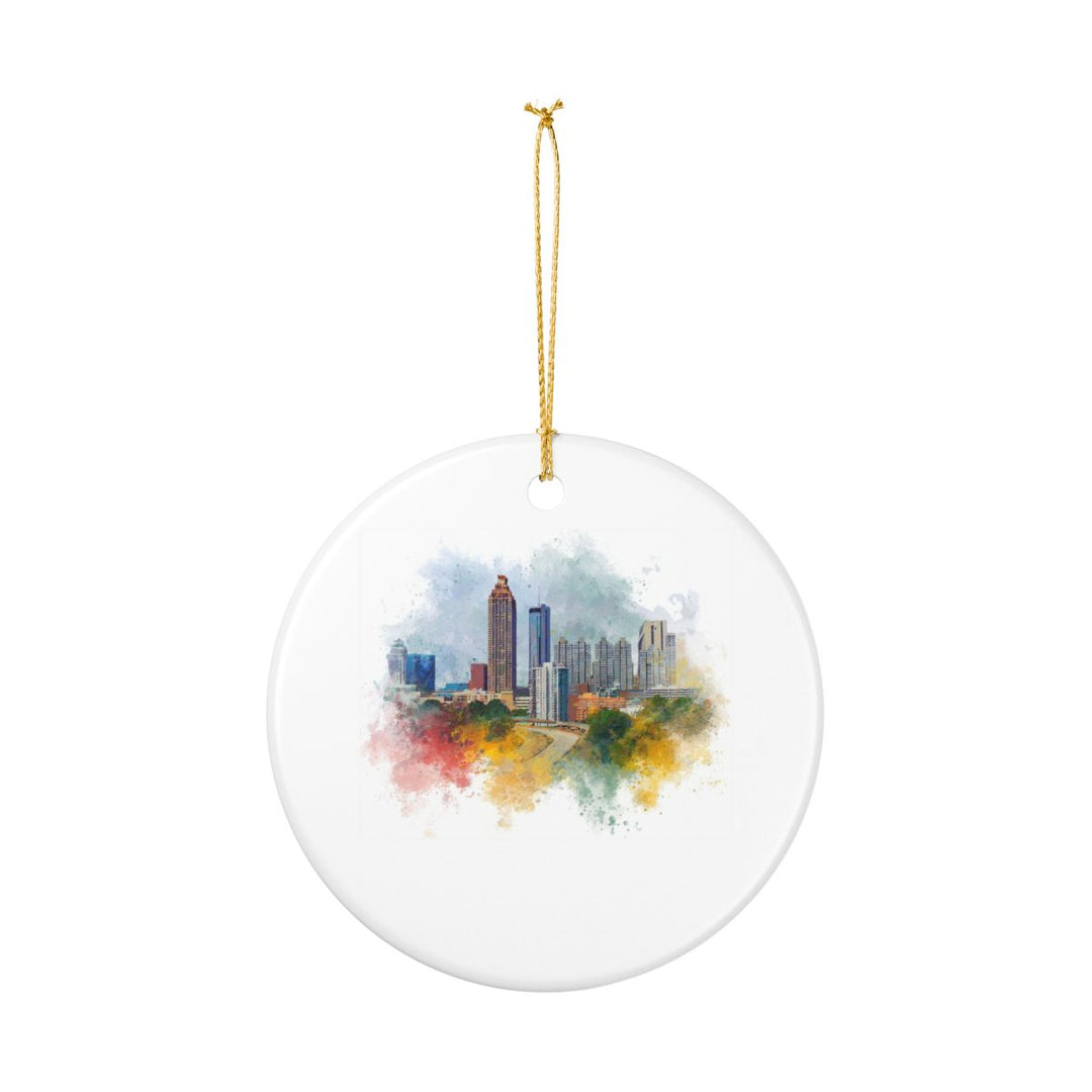 Atlanta Georgia Ornament: Unique Atlanta Souvenir, Atlanta Georgia Xmas Decor, and Authentic Atlanta Gift