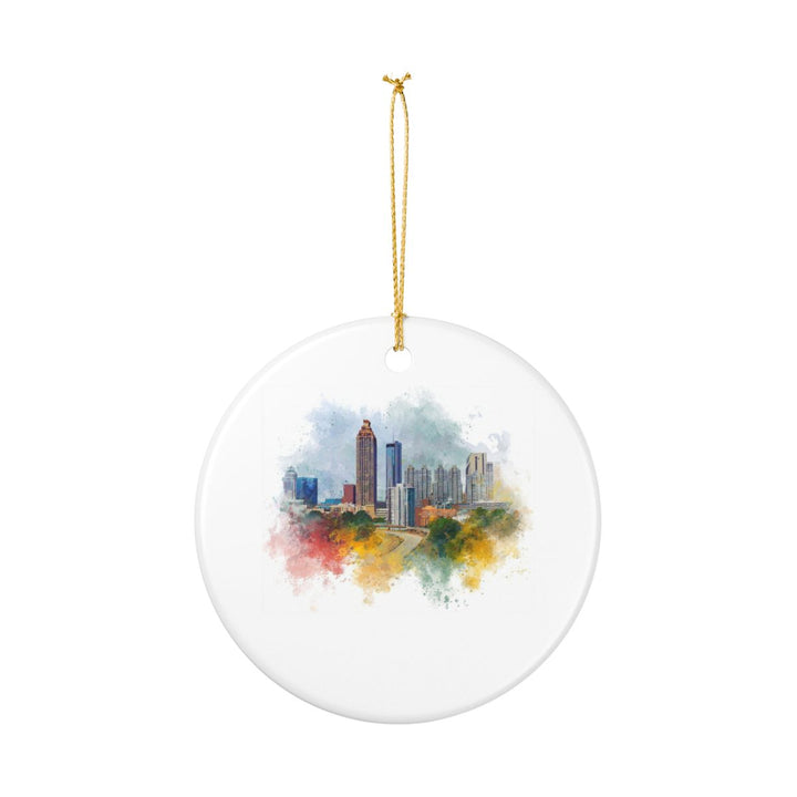 Atlanta Georgia Ornament: Unique Atlanta Souvenir, Atlanta Georgia Xmas Decor, and Authentic Atlanta Gift