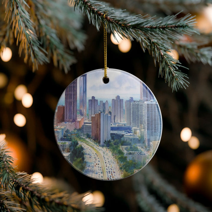 Atlanta Georgia Ornament: Unique Atlanta Souvenir, Atlanta Georgia Xmas Decor, and Authentic Atlanta Gift