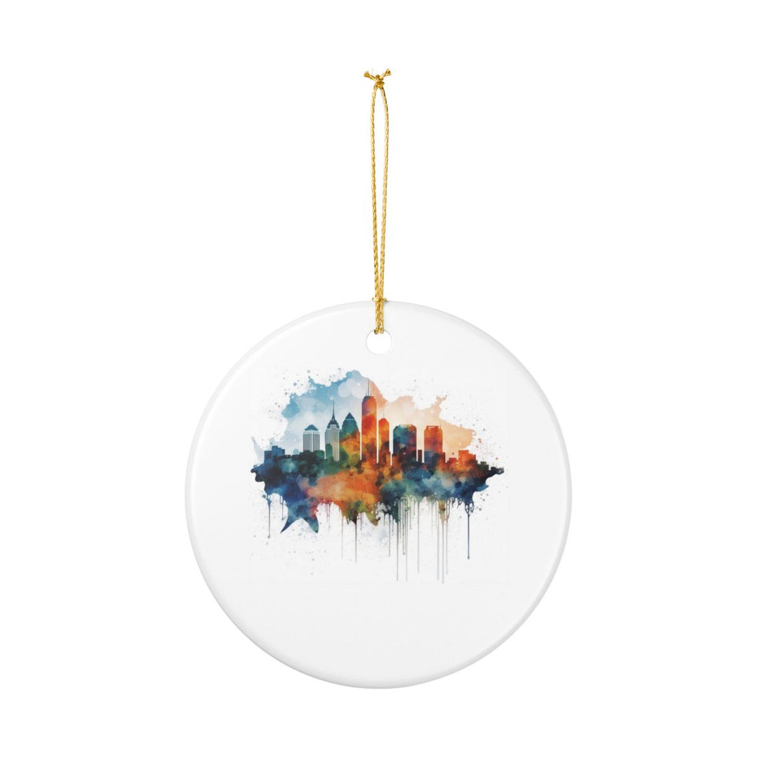 Atlanta Georgia Ornament: Unique Atlanta Souvenir, Atlanta Georgia Xmas Decor, and Authentic Atlanta Gift