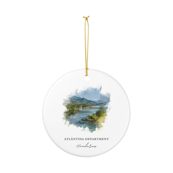 Atlántida Honduras Ornament: Unique Atlántida Honduras Souvenir, Atlántida Honduras Xmas Decor, and Authentic Atlántida Honduras Gift