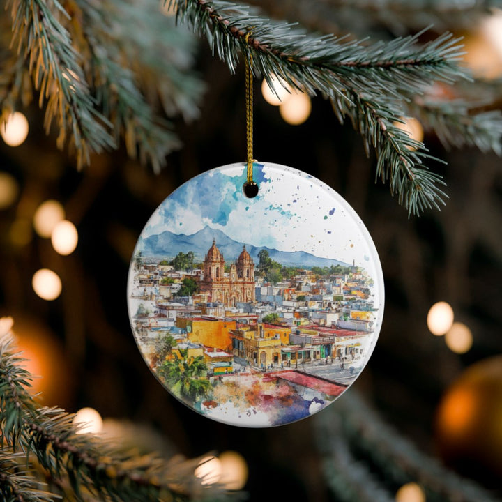 Atlixco Mexico Ornament: Unique Atlixco Souvenir, Atlixco Mexico Xmas Decor, and Authentic Atlixco Gift