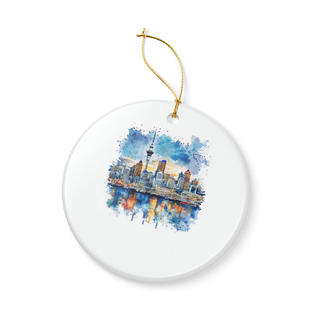 Auckland New Zealand Ornament: Unique Auckland Souvenir, Auckland New Zealand Xmas Decor, and Authentic Auckland Gift