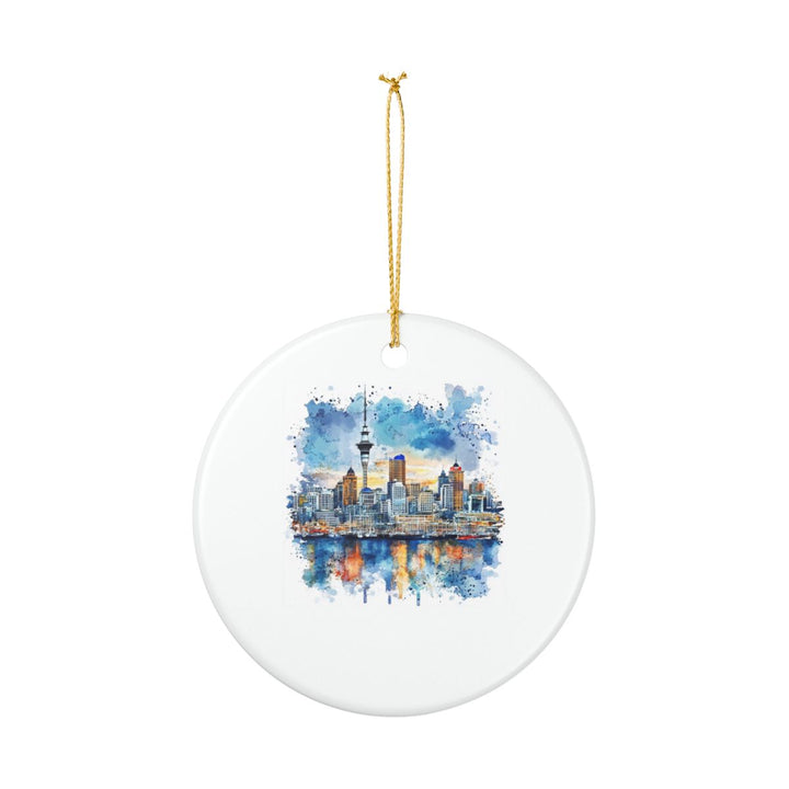 Auckland New Zealand Ornament: Unique Auckland Souvenir, Auckland New Zealand Xmas Decor, and Authentic Auckland Gift