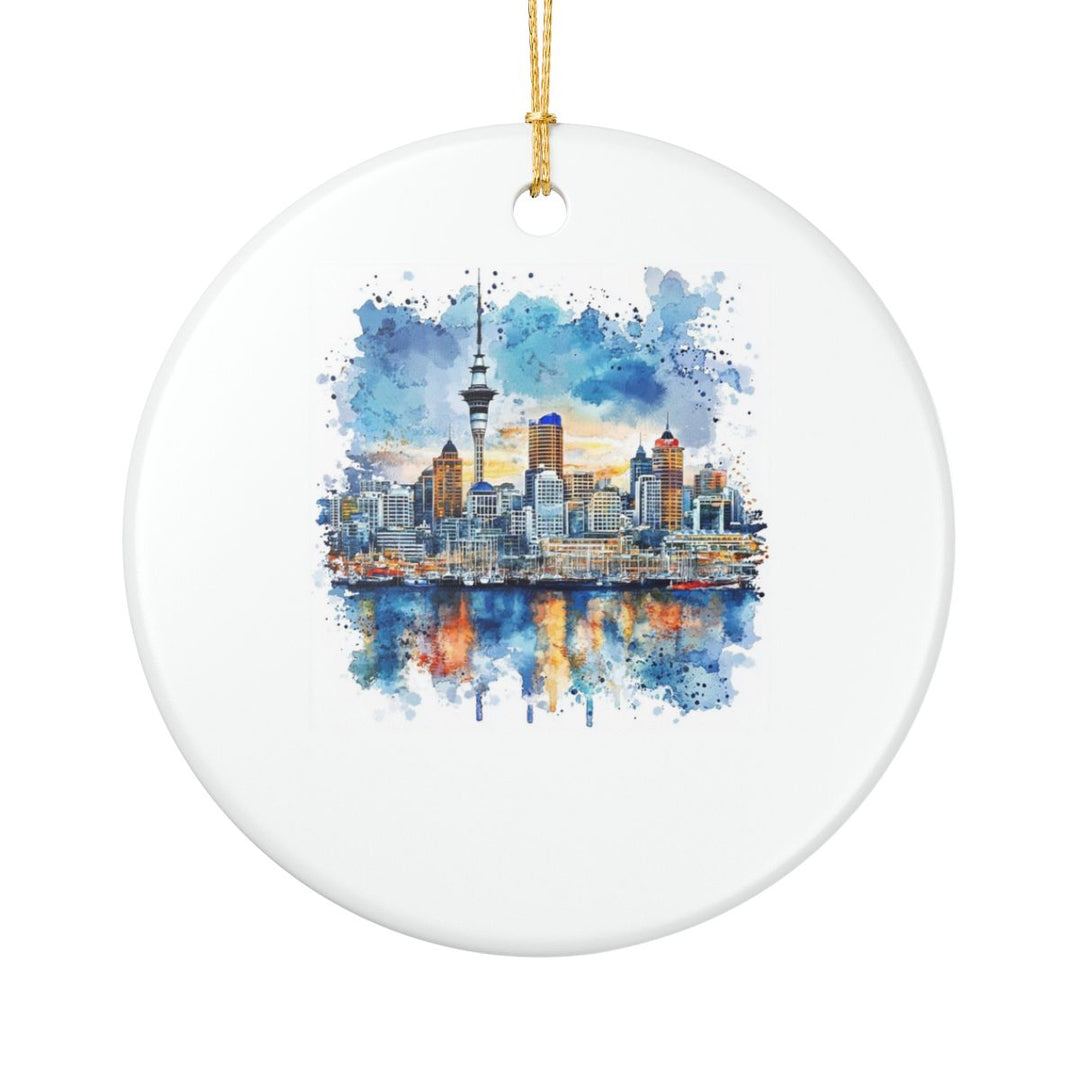 Auckland New Zealand Ornament: Unique Auckland Souvenir, Auckland New Zealand Xmas Decor, and Authentic Auckland Gift