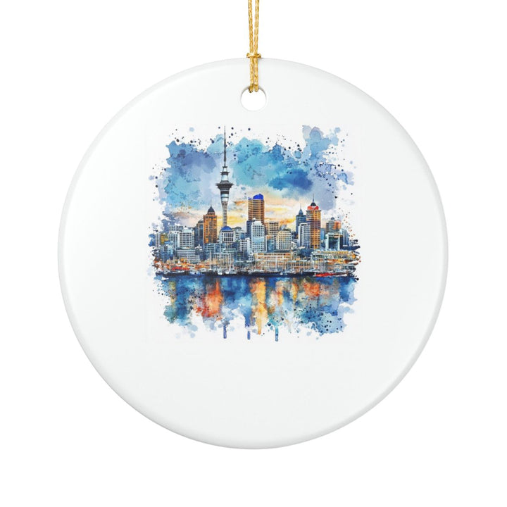 Auckland New Zealand Ornament: Unique Auckland Souvenir, Auckland New Zealand Xmas Decor, and Authentic Auckland Gift